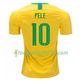 Tenue Brésil Pele 10 Domicile Coupe du monde 2018 Maillot de Foot